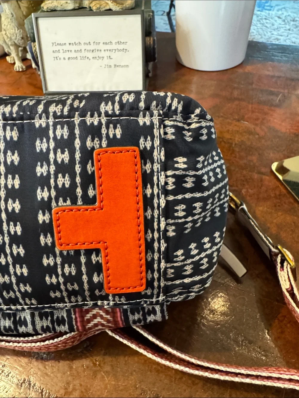 Tory Burch Women's Scout Nylon Crossbody Bag with Pom Pom